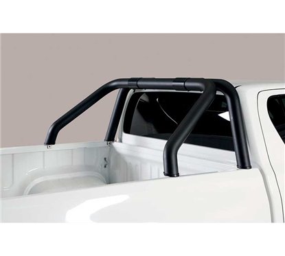 Short Roll-Bar Toyota Hilux Revo 2016+ Stainless Steel Black
