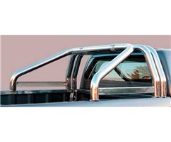 Double Roll-Bar Ford Ranger 09-11 DC Stainless Steel W/O Brand Logo