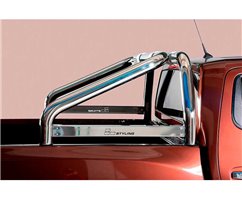 Double Roll-Bar Nissan Navara NP300 D23 2016+ Stainless Steel W/ Brand Logo