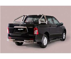 Double Roll-Bar Ssangyong Actyon Sports 2012+ Stainless Steel 76MM