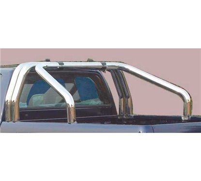 Roll-Bar Duplo Toyota Hilux CD / Cabine Extra 05-16 Inox