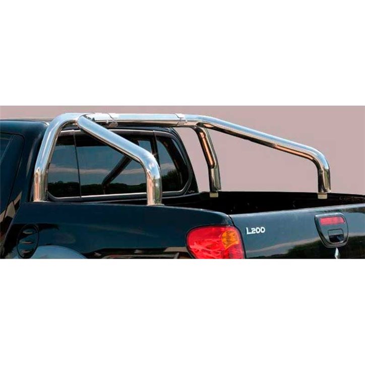 Roll-Bar Mitsubishi L200 06-09 Club Cab Inox