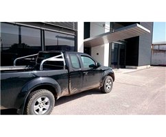 Roll-Bar Nissan Navara D40 05-15 Stainless Steel W/ Glass Protection