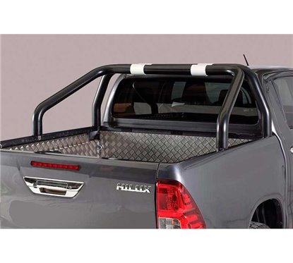 Roll-Bar Toyota Hilux Revo 2016+ Stainless Steel Black