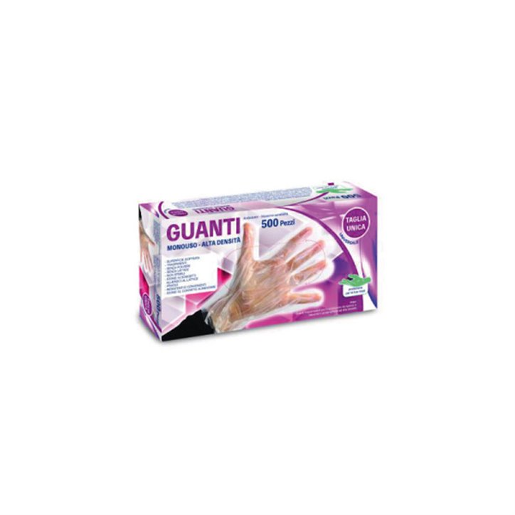 [30.98192] Caja Guantes Desechables Alimentos HDPE 500 unidades