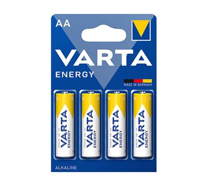 4 Baterías Energy AA 1,5V Alcalina [Bl4]