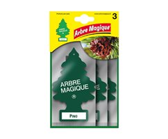 Triple Pack Tree Air Freshener-Pine [3UN] ARBRE MAGIQUE