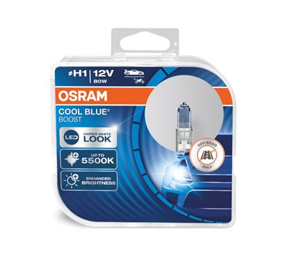Kit 2 Lamps H1 12V/80W OSRAM Cool Blue Boost® HCB
