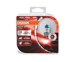 Kit 2 Lamps H3 12V/55W OSRAM Night Breaker® Laser HCB