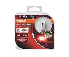 Kit 2 Lamps H4 12V 60/55W OSRAM Night Beaker® Silver HCB