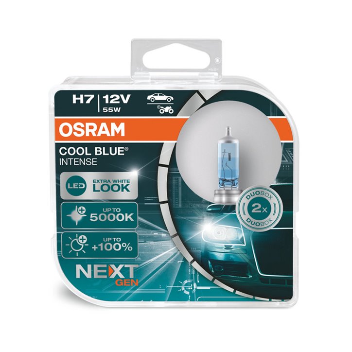 Kit 2 Lampes H7 12V/55W OSRAM Cool Blue Intense® NEXT GEN HCB