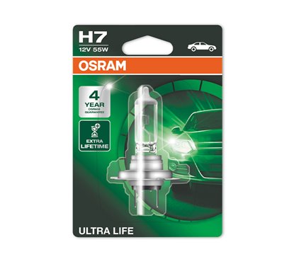 Lámpara H7 12V/55W OSRAM Ultra Life® Blister