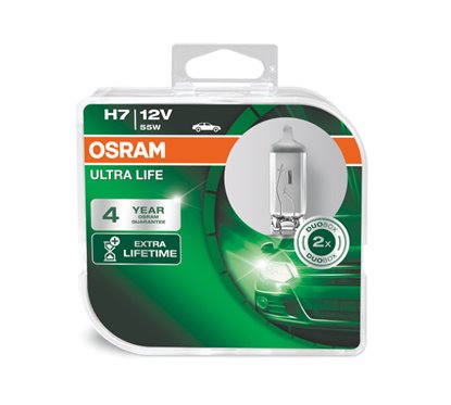 Kit 2 Lámparas H7 12V/55W OSRAM Ultra Life® HCB
