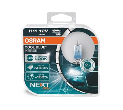 Kit 2 Lámparas H11 12V/55W OSRAM Cool Blue Intense® HCB