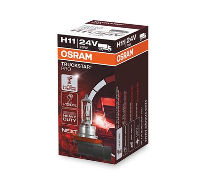 Lámpara H11 24V/70W OSRAM Truckstar® PRO
