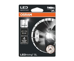 Lámpara LED C5W | 31 mm 12V/1W OSRAM LEDriving® SL Blister