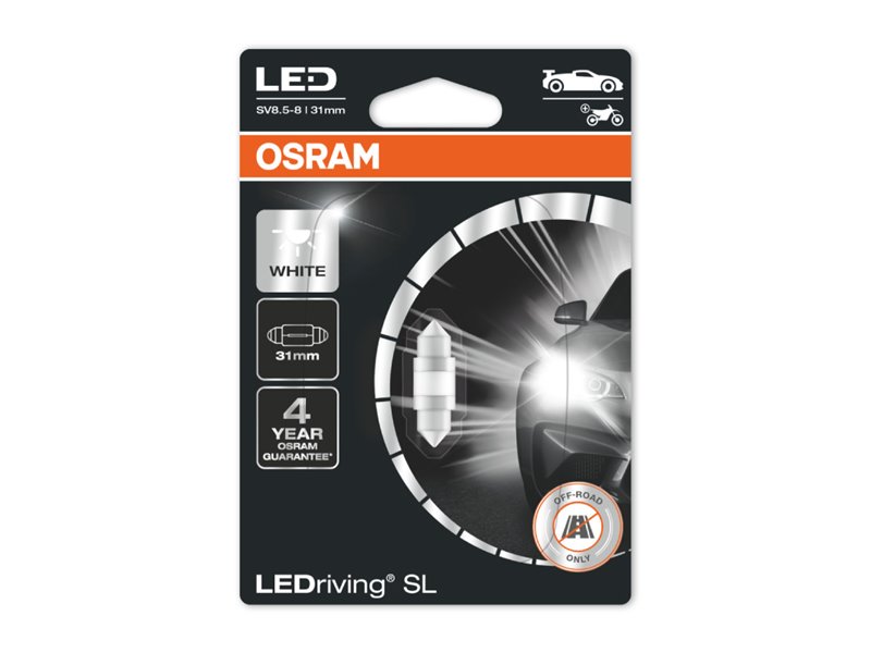 Lamp LED C5W | 31 mm 12V/1W OSRAM LEDriving® SL Blister