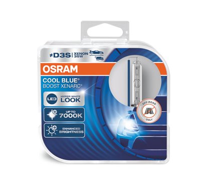 Kit 2 Lâmpadas Xenons D3S 42V/35W OSRAM Cool Blue Boost Xenarc® HCB