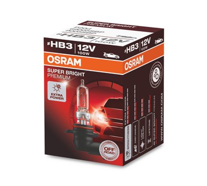 Lámpara HB3 12V/100W OSRAM Super Bright® Premium