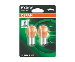 Kit 2 Lamps PY21W 12V/21W OSRAM Ultra Life®