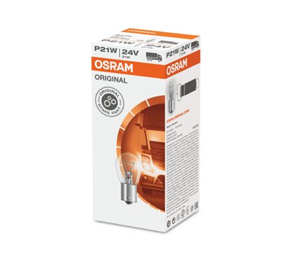 Kit 10 Lámparas P21W 24V/21W OSRAM Original Line®