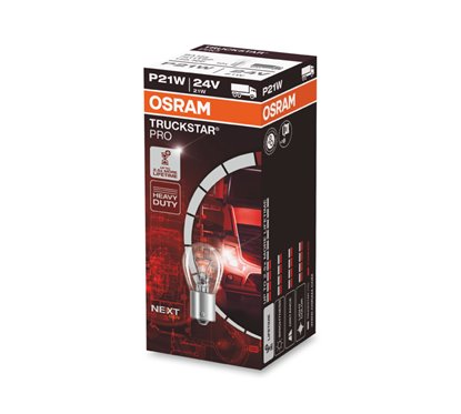 Kit 10 Lámparas P21W 24V/21W OSRAM Truckstar® PRO