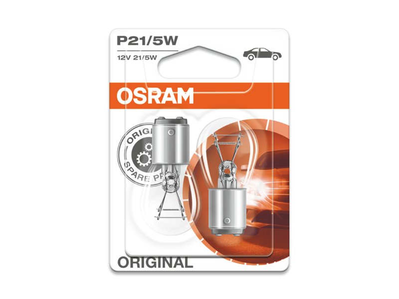 Kit 2 Lamps P21/5W 12V 21/5W OSRAM Original Line®