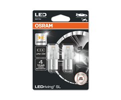 Kit 2 LED Lamps P21/5W 12V/1.9W OSRAM LEDriving® SL YELLOW