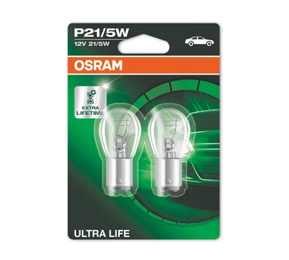 Kit 2 Lámparas P21/5W 12V 21/5W OSRAM Ultra Life®