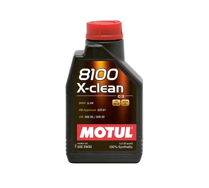 Aceite Motor MOTUL 8100 X-CLEAN+ 5W30 1L