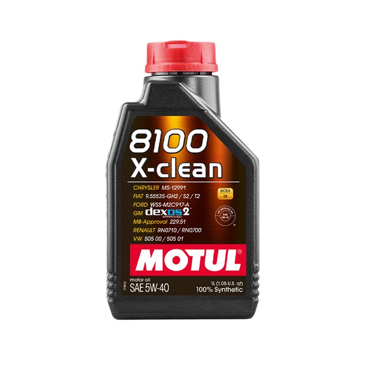 Aceite Motor MOTUL 8100 X-CLEAN C3 5W40 1L