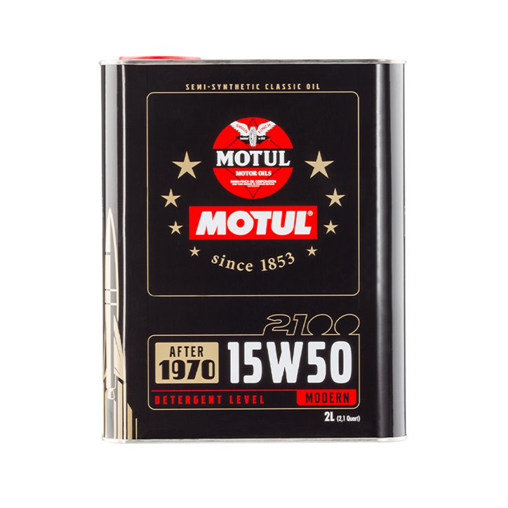 Aceite Motor MOTUL 2100 15W50 (CLASSIC) 2L