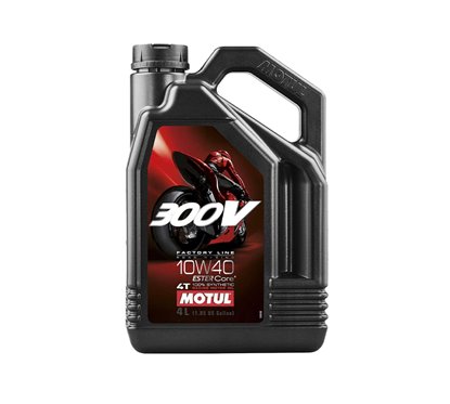 Huile Motos 4T MOTUL 300V FL ROAD RACING 10W40 4L