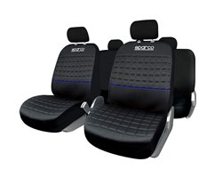 Complete Car Seat Covers Set Lazio Sparco Corsa Blue