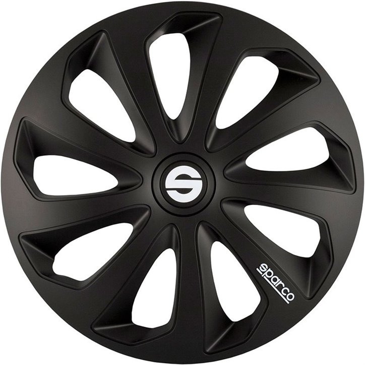 Wheel Trims Sicilia Bicolor 15'' Sparco Corsa Black