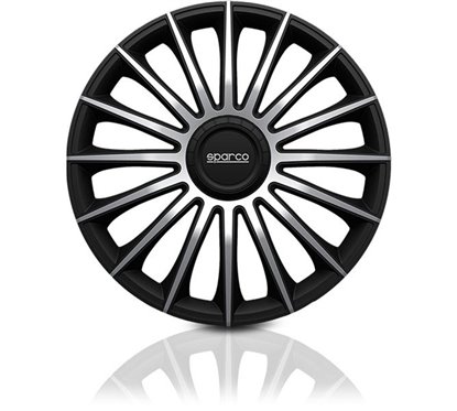 Wheel Trims Torino Bicolor 15'' Sparco Corsa Silver