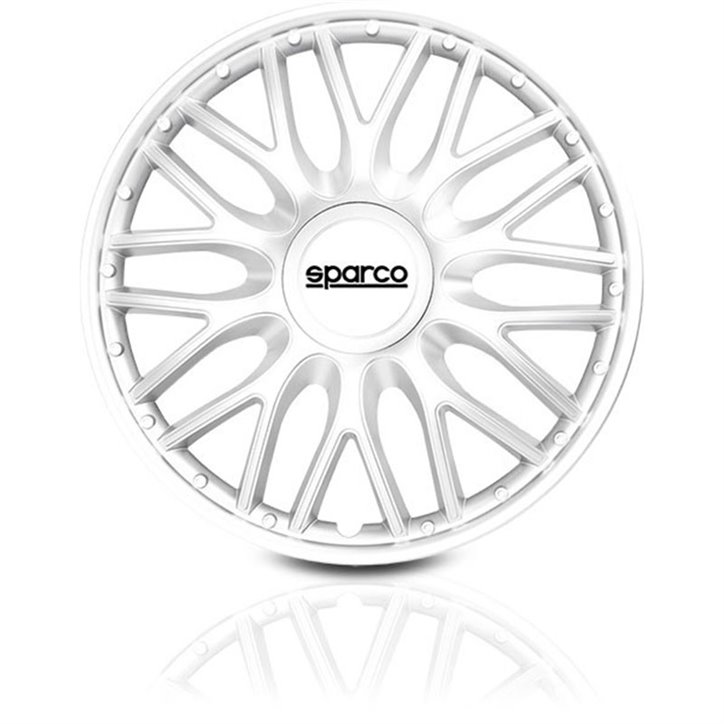 Wheel Trims Roma Bicolor 15'' Sparco Corsa Silver