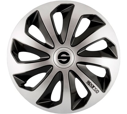 Wheel Trims Sicilia Bicolor 16'' Sparco Corsa Silver