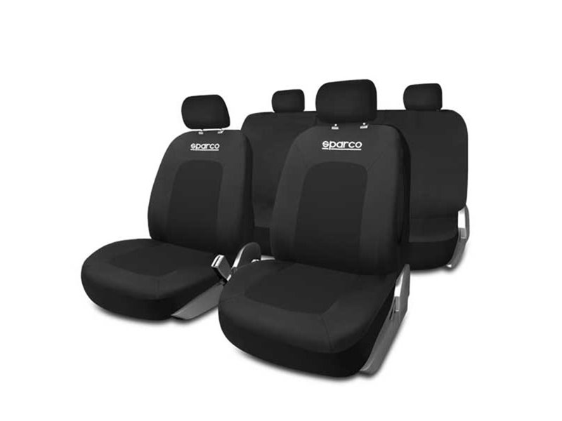 Kit Coberturas Banco Sparco Sport Preto Kit Coberturas Banco Sparco Sport Preto