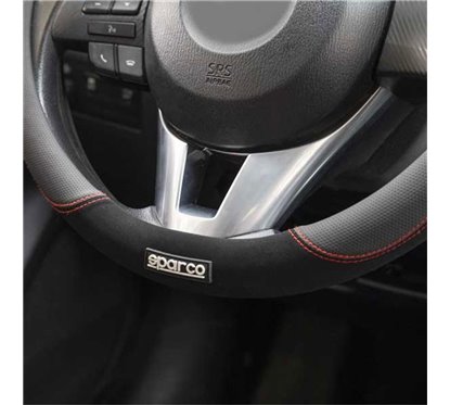 Funda de Volante Sparco Corsa S122 Negro/Rojo