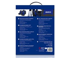 Kit Coberturas de Bancos 402 Sparco Corsa Azul
