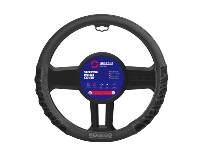 Steering Wheel Cover Sparco Corsa S101 Black