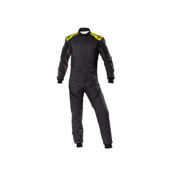 Fato Macaco First Evo Preto/Amarelo OMP