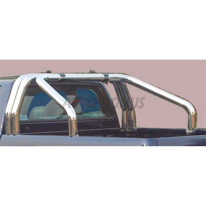 Double Roll-Bar Ssangyong Actyon Sports 07-12 Inoxydable