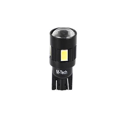 LAMPS, T10, 12V, 6xSMD 5630 w/lens, CANBUS 3w