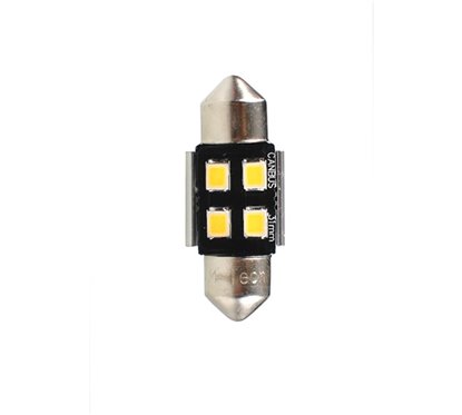 LAMPADAS LED C5W 31mm 4xSMD2835 OSR CAN 12v Bran