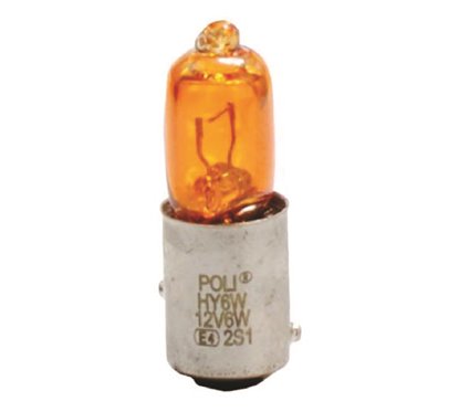 Bombilla Hy6W Bax9S 12V 6W Ámbar