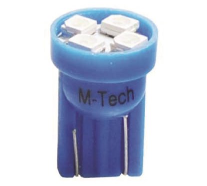 Lamps W5W 4Xsmd3528 Blue 12V