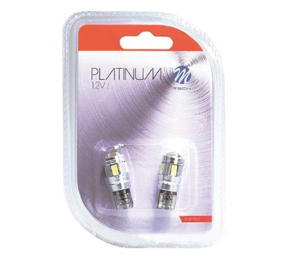 Lamps, T10, 12V, 6Xsmd 5630, Canbus 3W