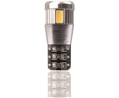 Lampes, T10, 12V, 6Xsmd 5630, Canbus 3W